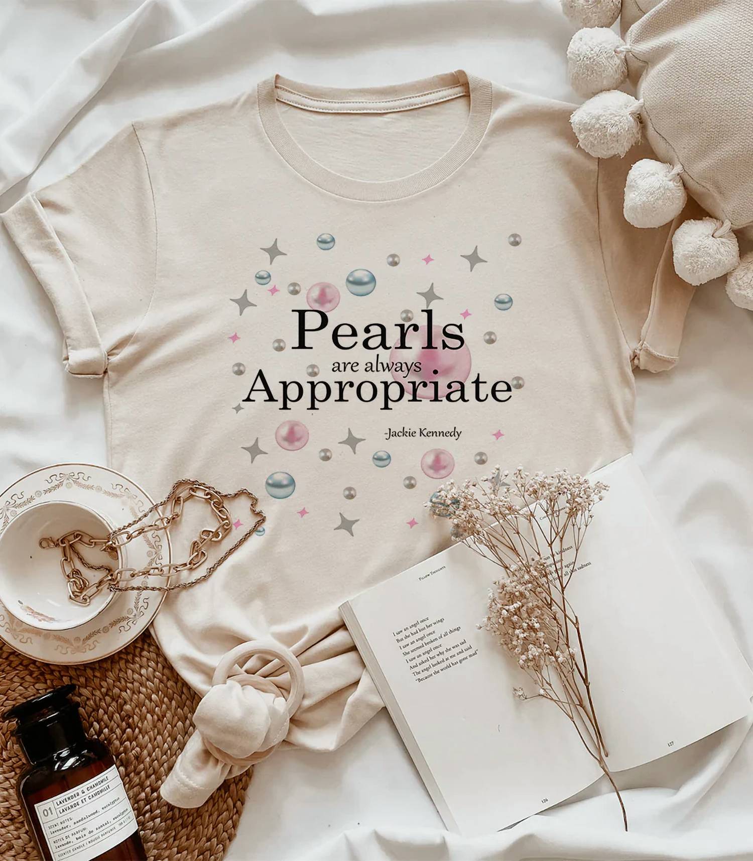 J.Coons - Women's Pearls Are Always Appropriate T-shirt