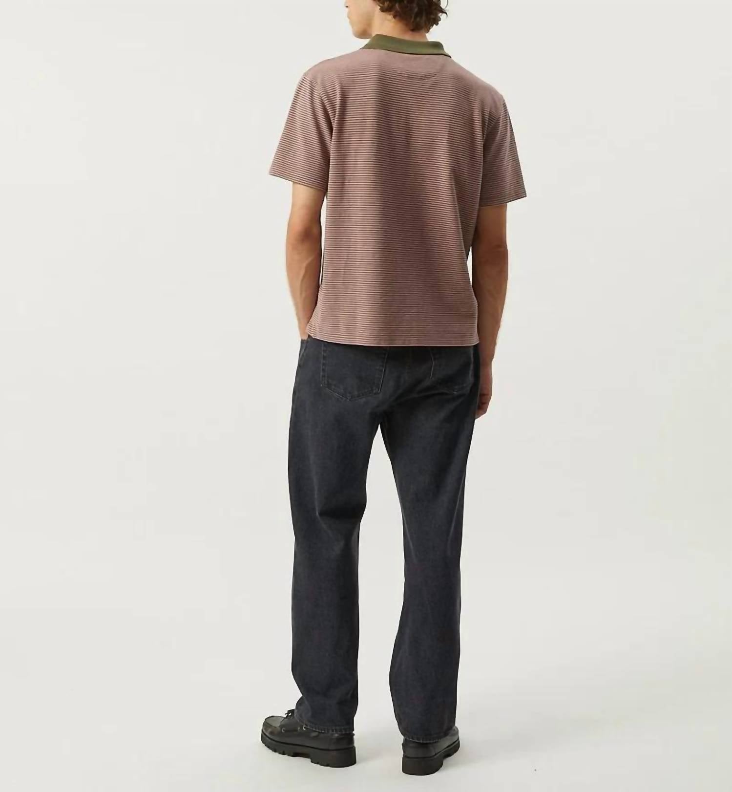 Corridor - Stripe Pique Polo