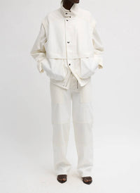 Tibi - Women's Patchwork Twill Slicker Jacket