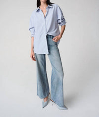 Joseph Ribkoff - Striped Button Closure Shirt