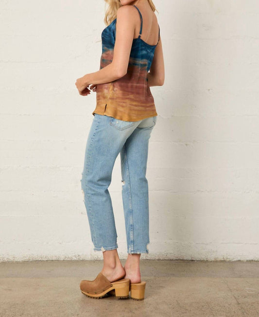 River + Sky - Raya Bias V-neck Camisole