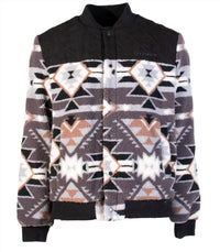 Hooey - Aztec Sherpa Bomber Jacket