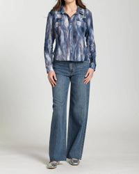 Apny - Feather Weight Wide Leg Jeans