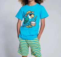 Appaman - Boy's Carnival Parrot Graphic Short Sleeve Tee