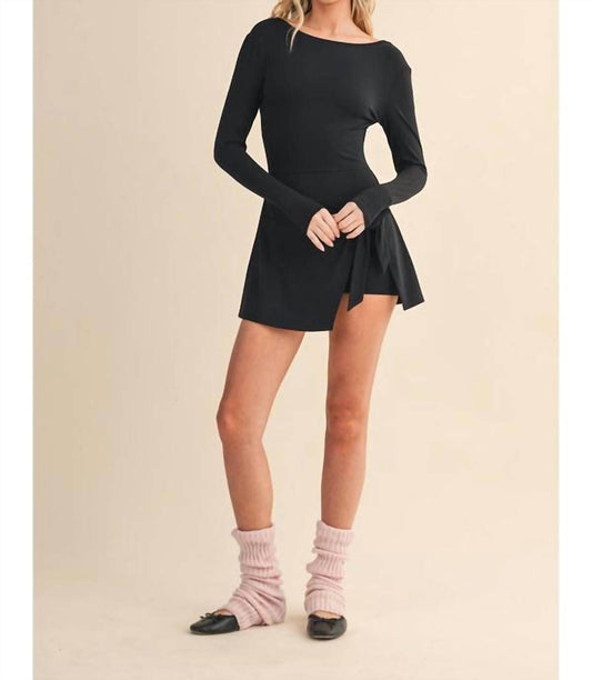 Kimberly C - Long Sleeve Wrap Tie Front Dress