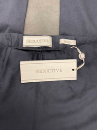Seductive - NAVY SABRINA FLARE VELOUR PANT