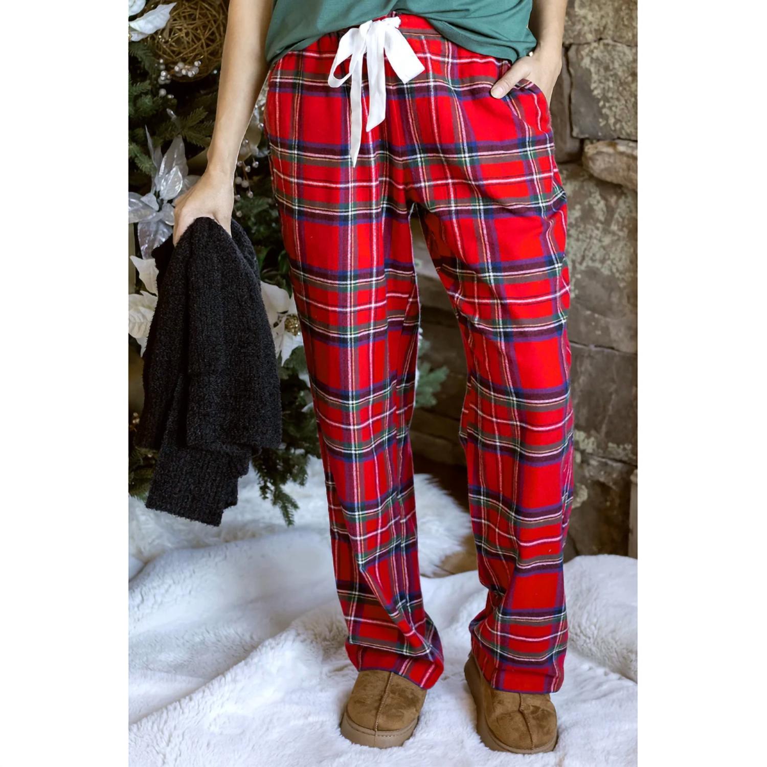 Grace And Lace - Flannel Christmas Pajama Pants