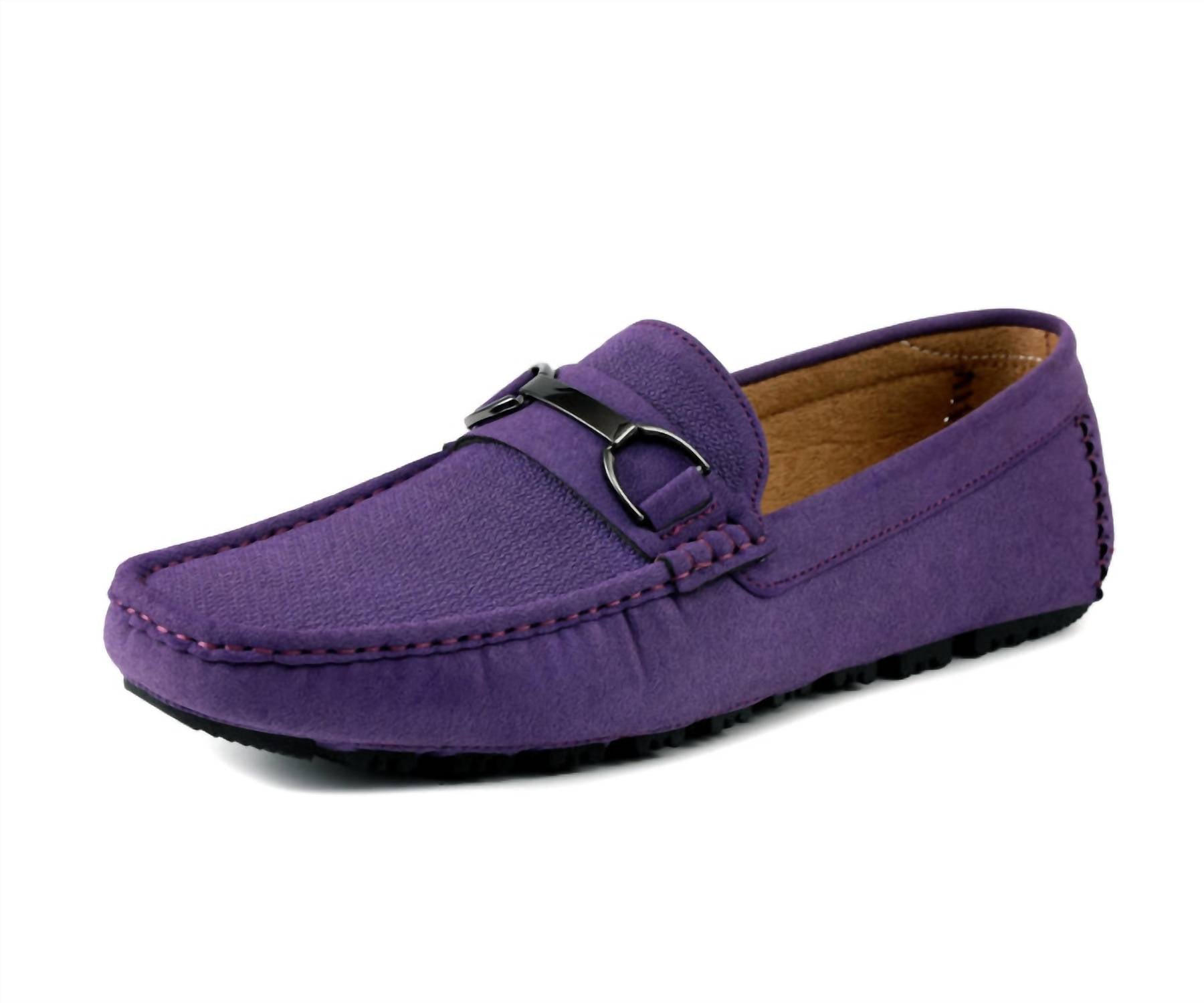 Amali Men's Ayden Loafer in purple - men's loafer