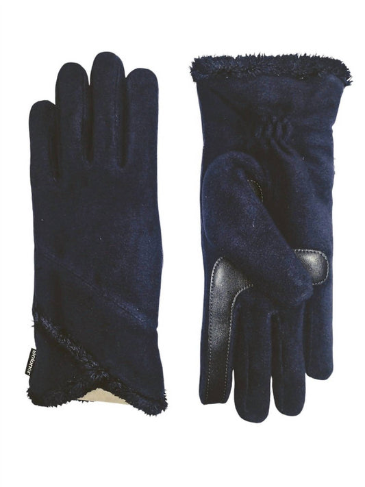 Isotoner - Women's Smartdri Fleece Gloves With Overlap Wrist