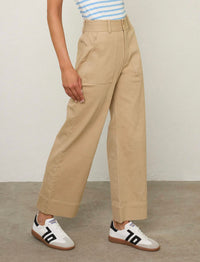Margaret O'Leary Paige Pant in cafe - women's pants - alternate view