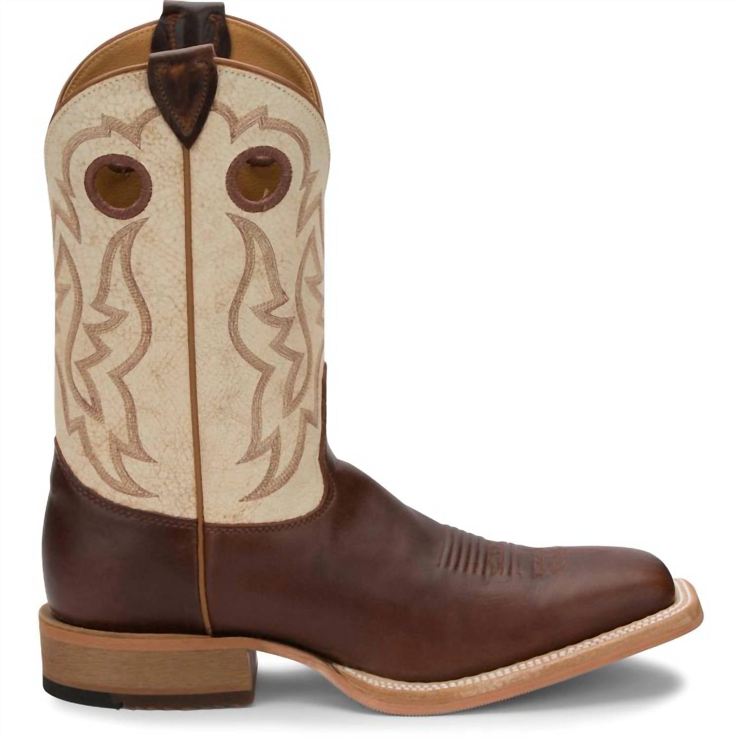Justin Boots - Men's Caddo Western Boots - Extra Wide