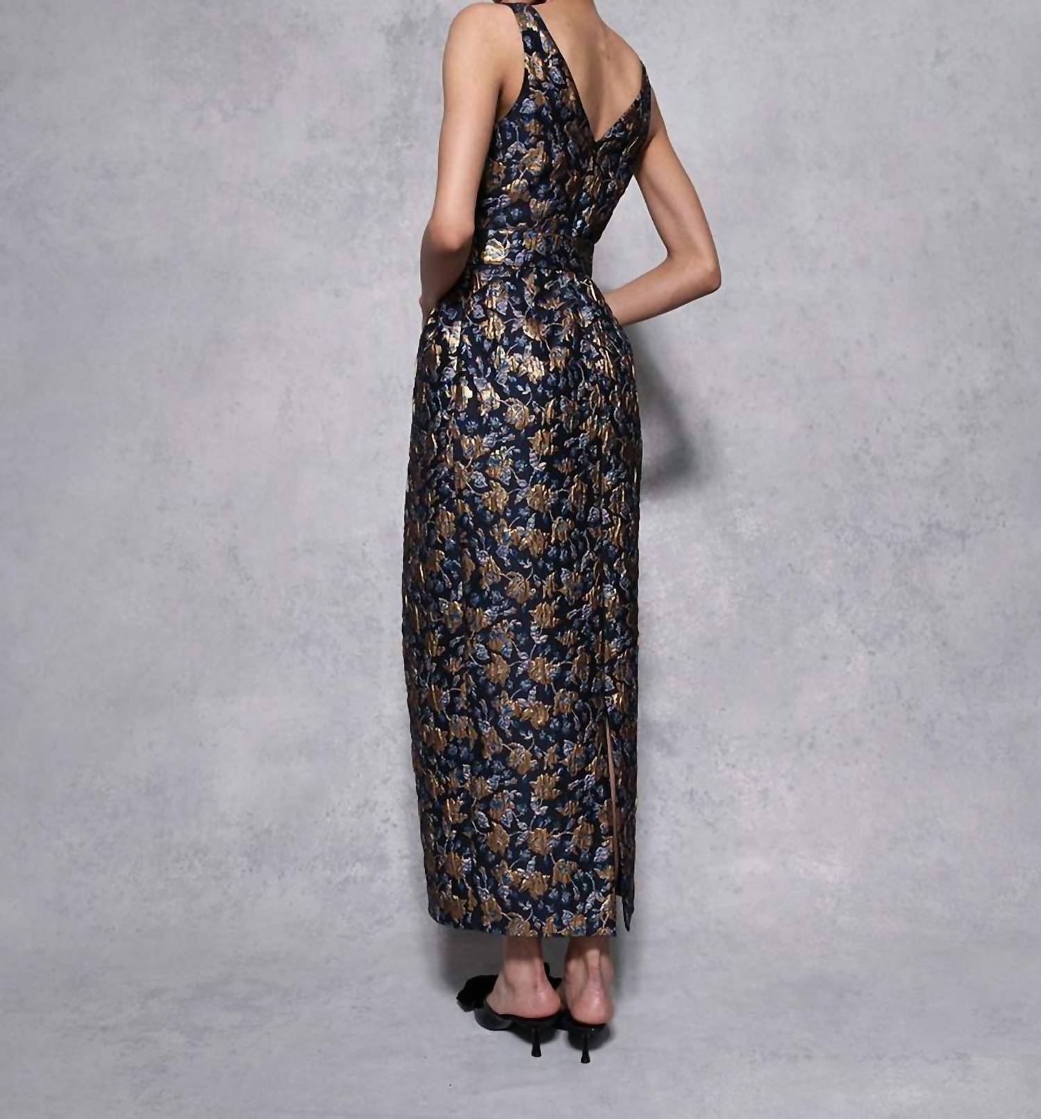 Borgo De Nor - Sleeveless Jacquard Dress