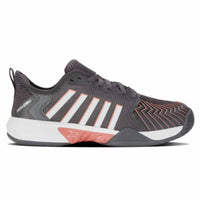 K-Swiss Women's Pickleball Supreme Shoes in asphalt white amber - women's shoe