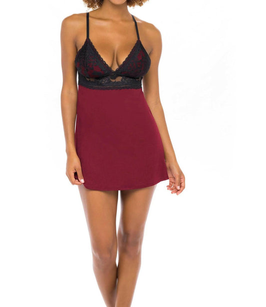 Oh La La Cheri - Louella Lace Chemise