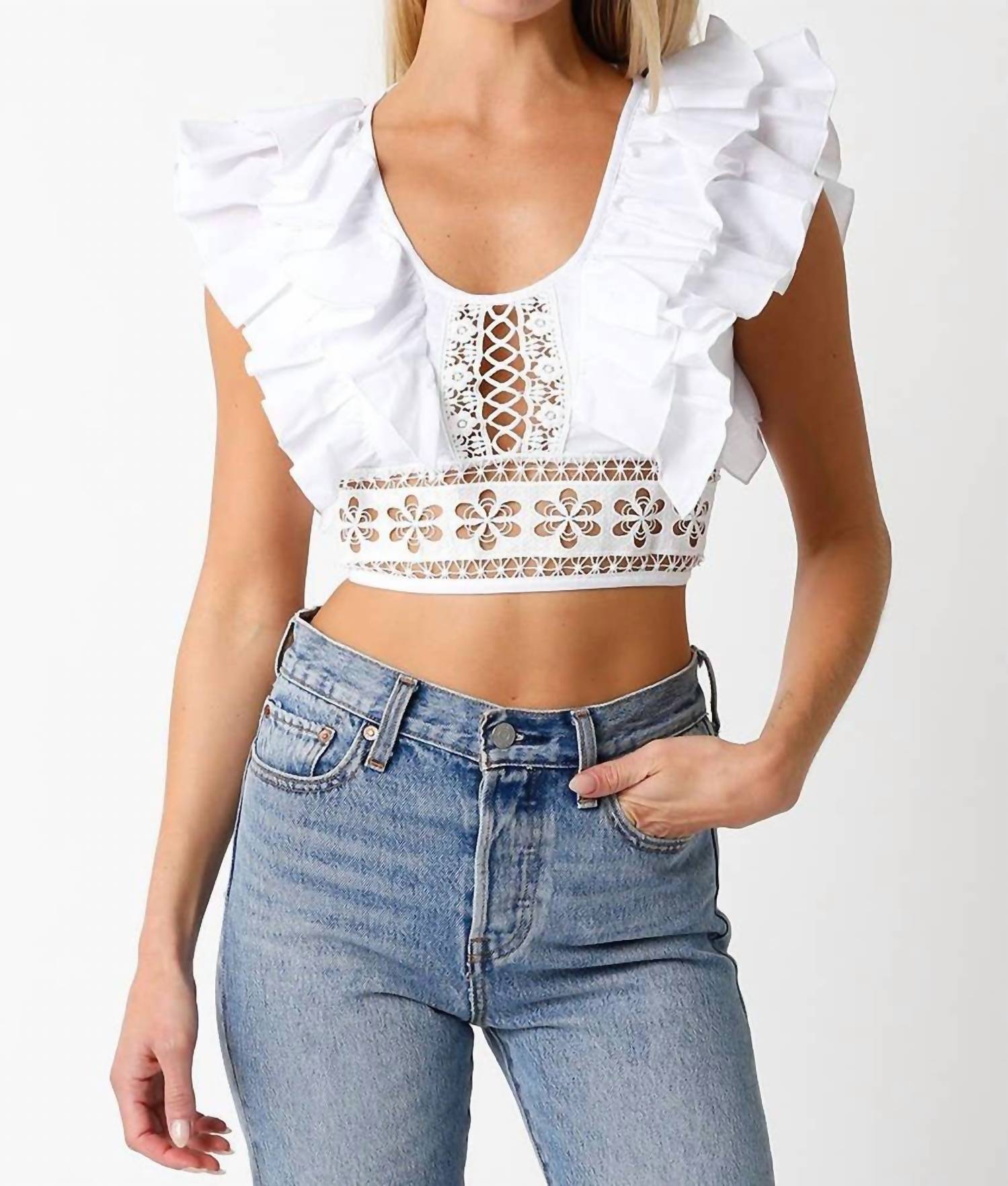 Olivaceous - Portia Top