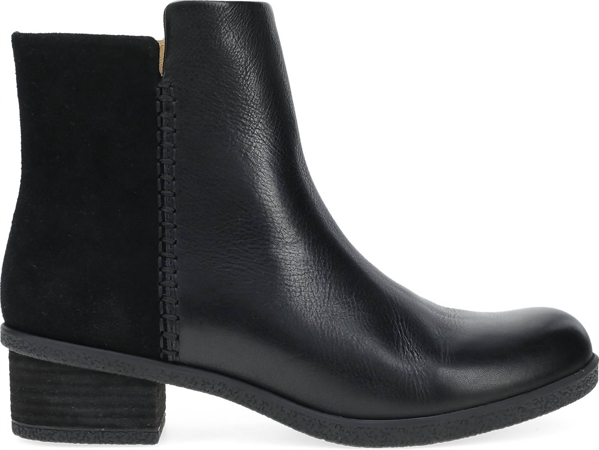 dansko Women's Denay Leather Boots in black - women's shoe - alternate view