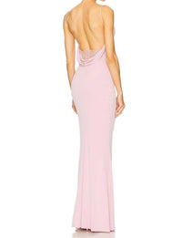 katie may Surreal Gown in rose quartz - women's dress - alternate view