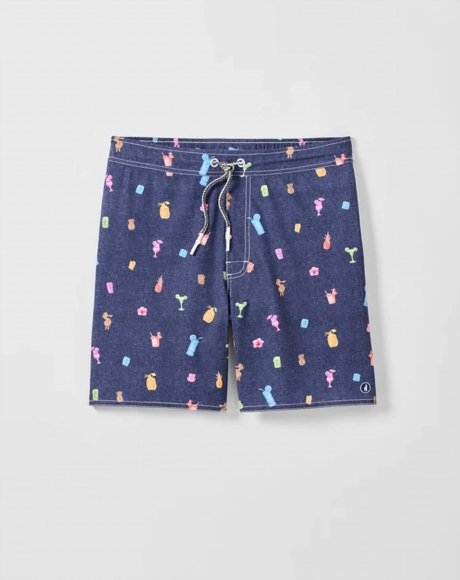 Johnnie-O - Men's Half Elastic Swim Trunks
