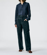 Tibi - Double Waisted Denim Sam Jean