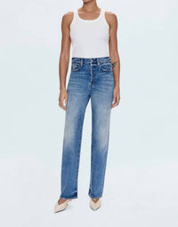 Pistola - Cassie Super High Rise Straight Leg Jeans