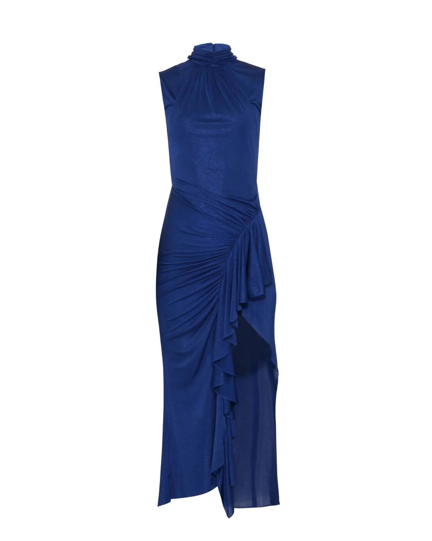 Patbo - Metallic Jersey Sleeveless Midi Dress
