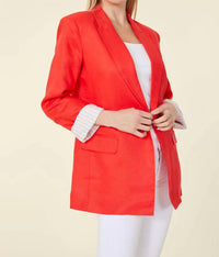 Dolce Cabo - Oversized Linen Blazer