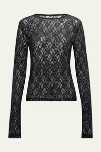 Frame - Mesh Lace Crewneck
