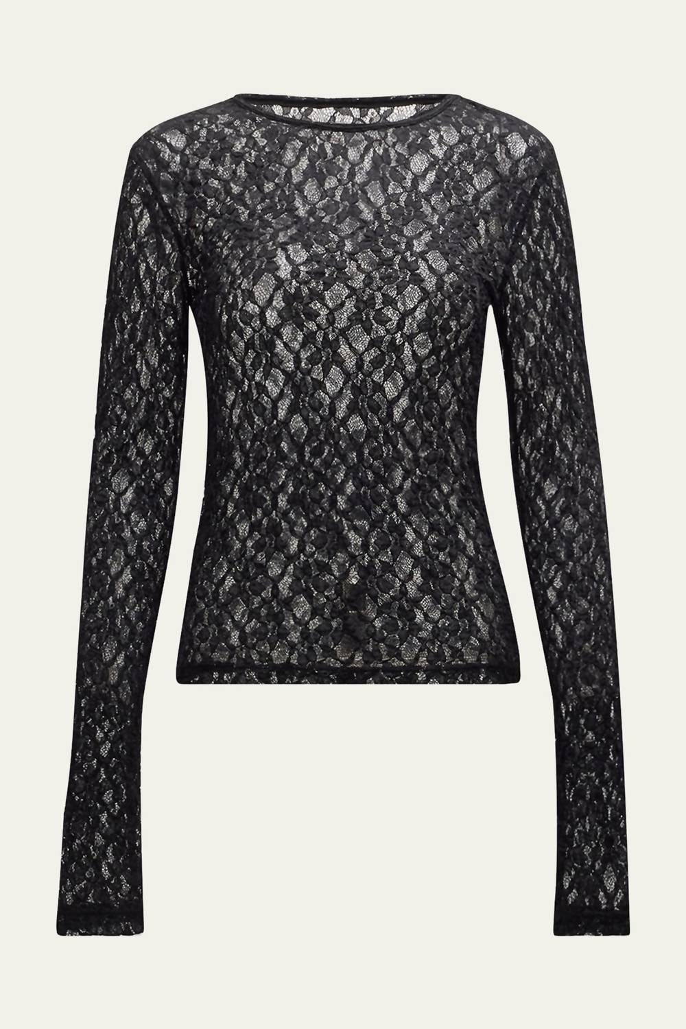 Frame - Mesh Lace Crewneck