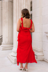 Dress Forum - Remi Ruffled Midi Dress