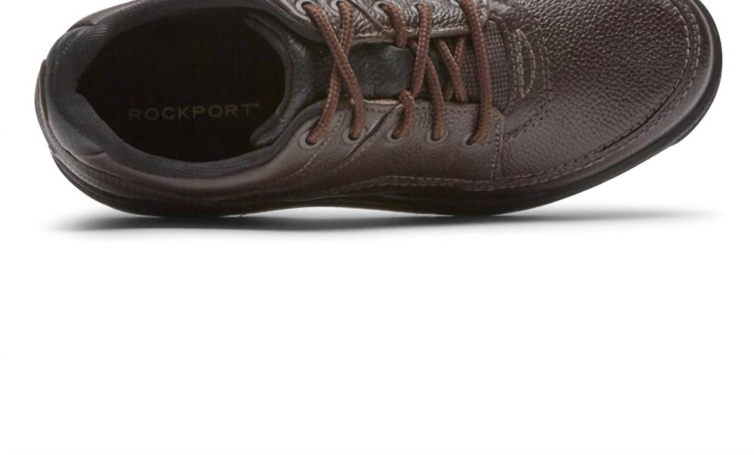 ROCKPORT Men's World Tour Classic Shoe in brown - men's shoe - detail view