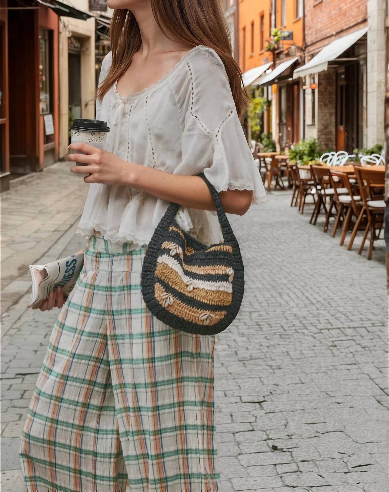 Free People - Michelle Scoop Neck Blouse