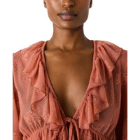 STEVE MADDEN Montana Knit Top in canyon rose - women's blouse - view 5