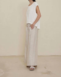 Grade & Gather - Long Line Linen Pants