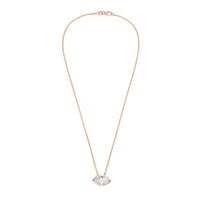 Diana M Jewels - Women's East West Marquise Bezel Pendant (9.00 Ct)