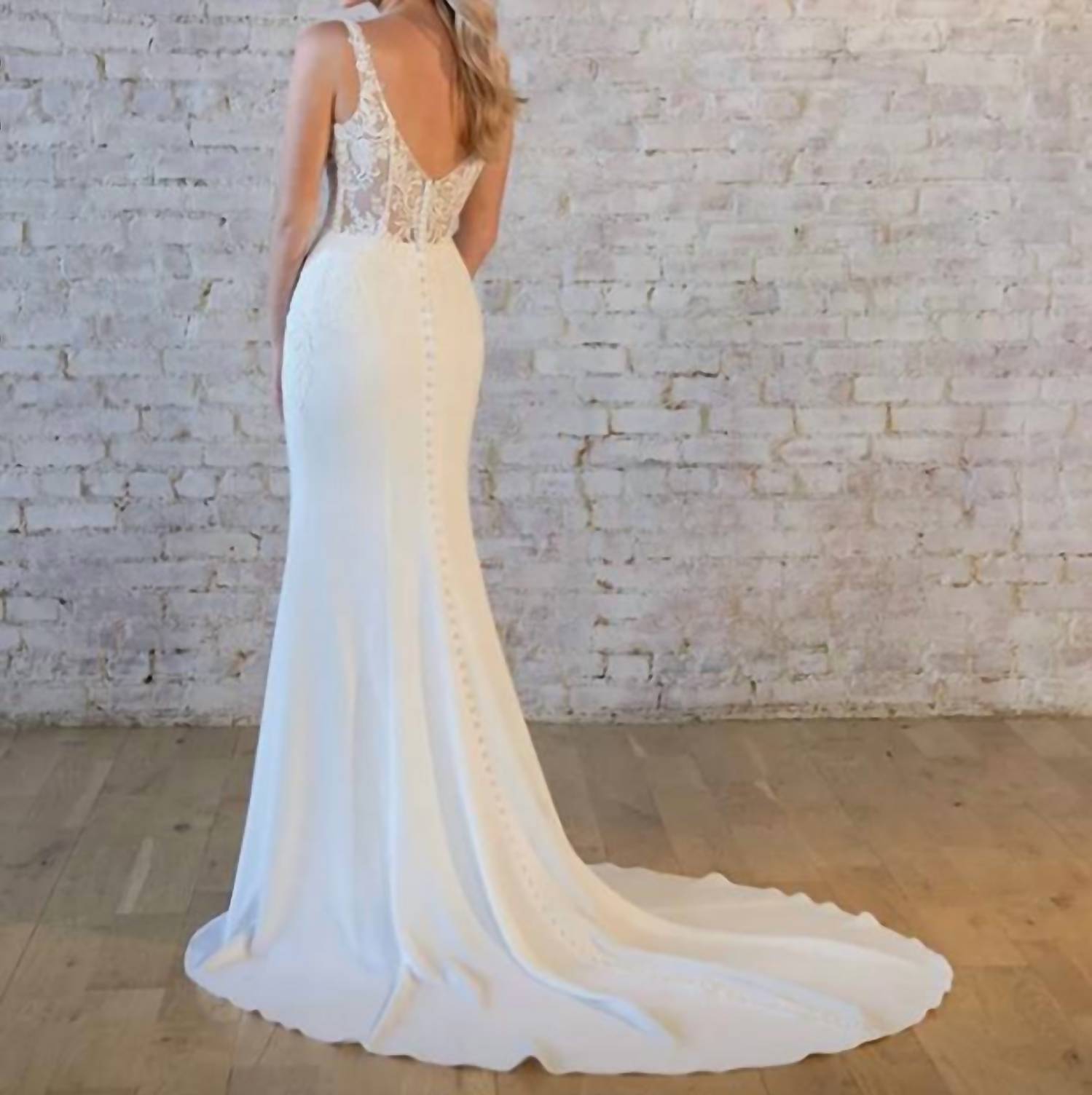 Stella York - Simple Column Wedding Dress