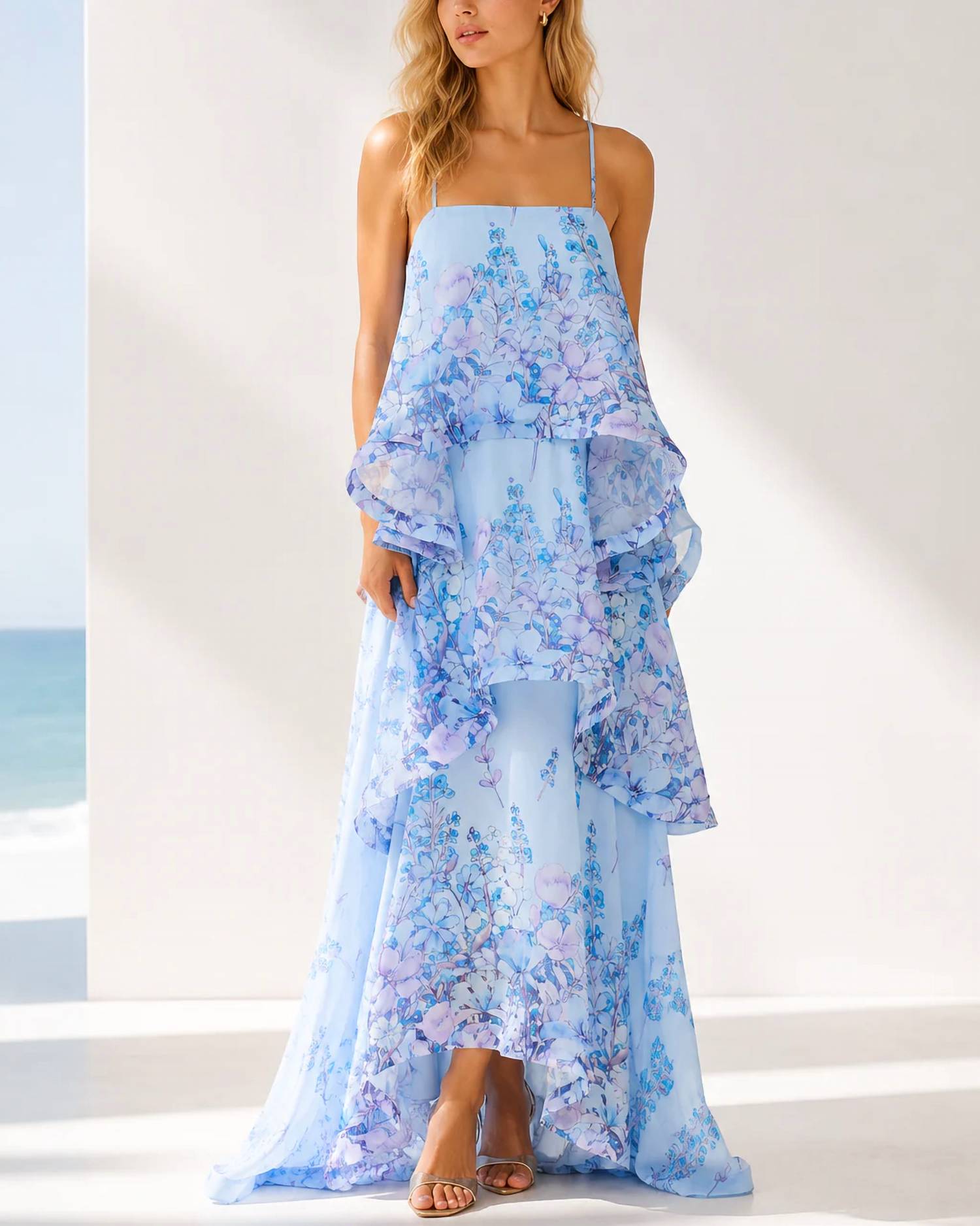 Elliatt - Armani Tiered Maxi Dress