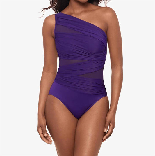 Miraclesuit - One-shoulder One-piece Swimsuit