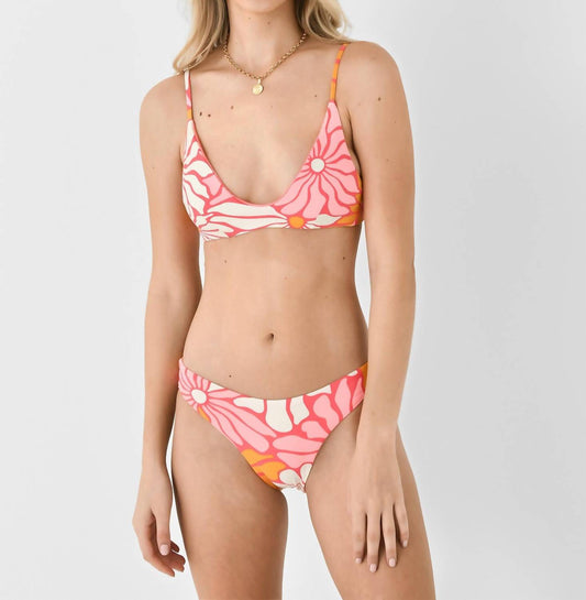 Maaji - Dali Flowers Creta Sporty Bralette Bikini Top