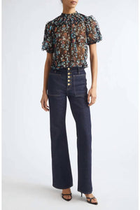 Ulla Johnson - Solenne Puff Sleeve Silk Top