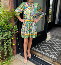 Jade - Tiered Shirt Dress