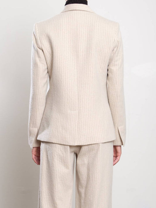 Pharaoh - Brushed Pinstripe Cyrus Blazer