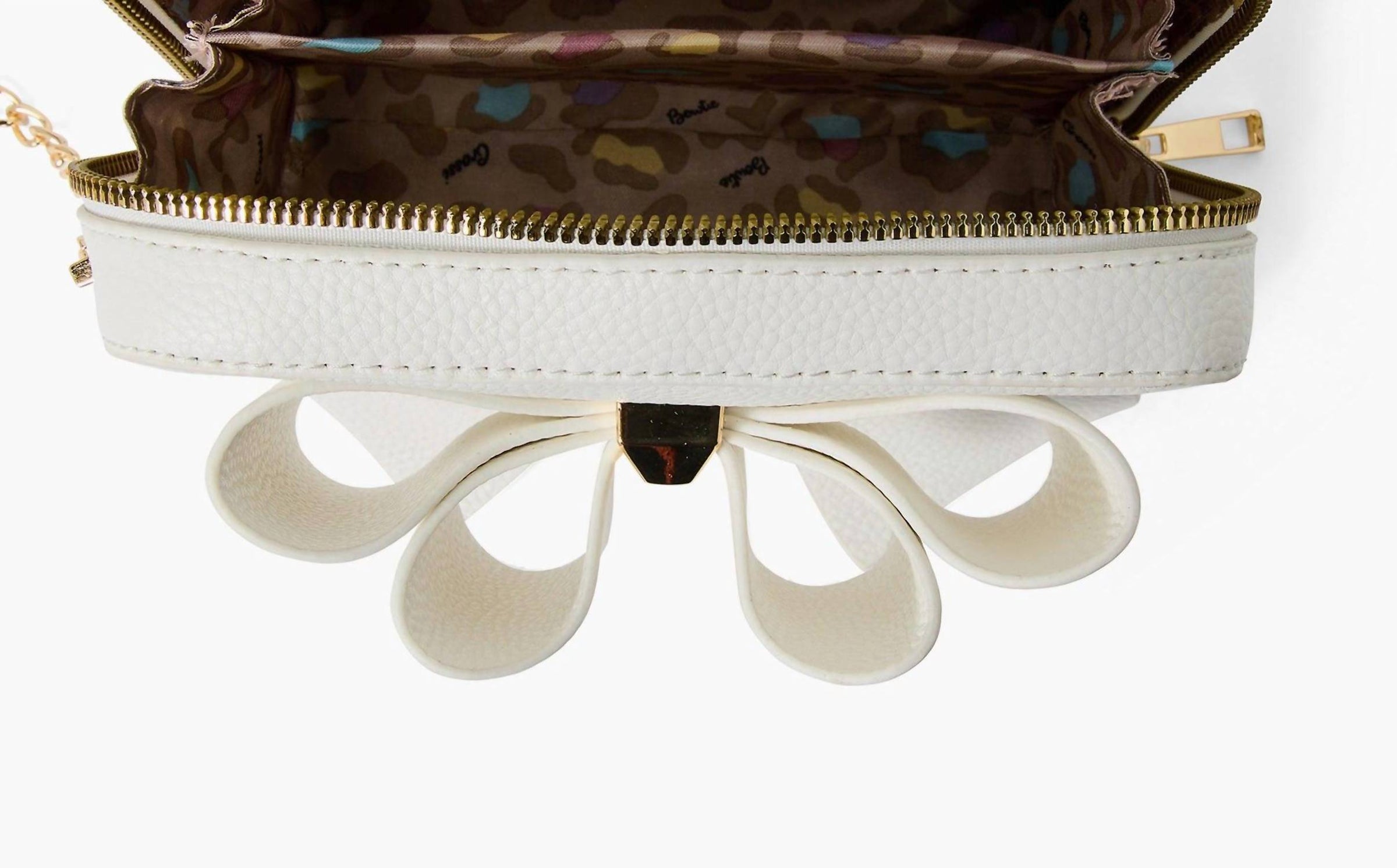 Like Dreams - Women's Mini Boxy Bow Vegan Crossbody Bag