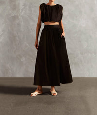 Adriana Degreas - Solid Inamorata Cropped Blouse