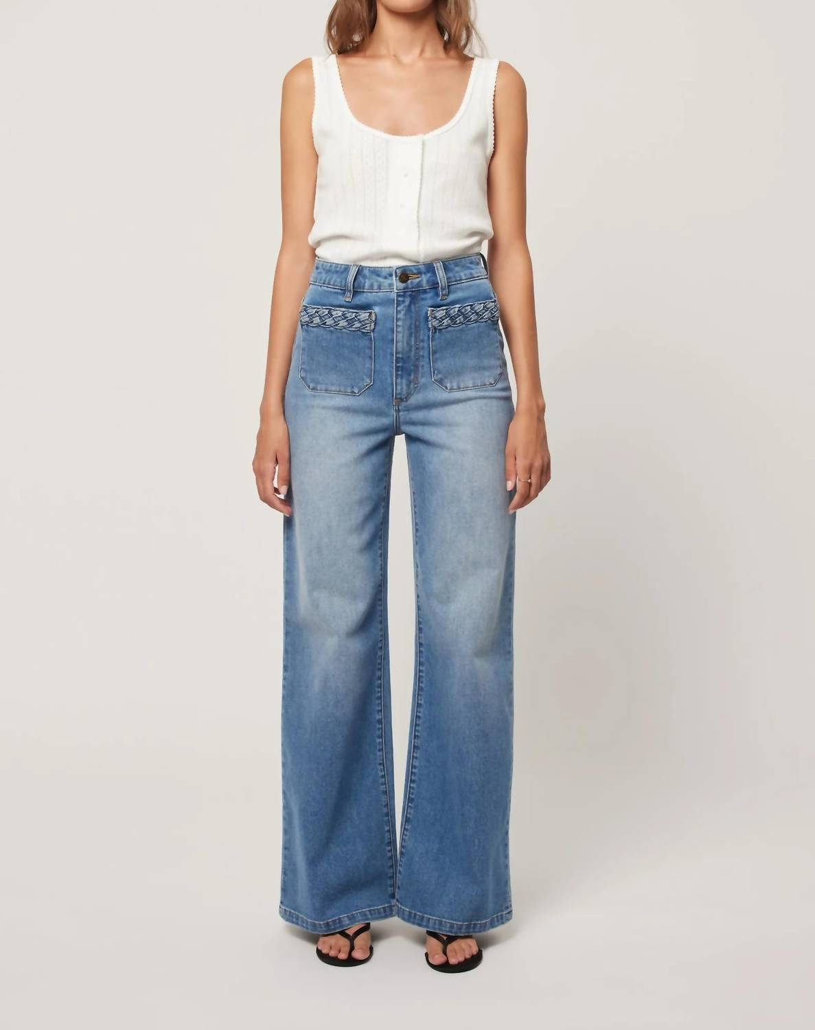 Rolla'S - Paloma Button Pointelle Tank