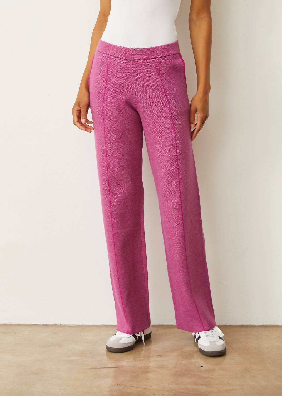 Monrow - Soft Knit Two Tone Trouser