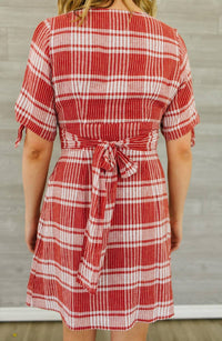 Modern Love Button Front Dress