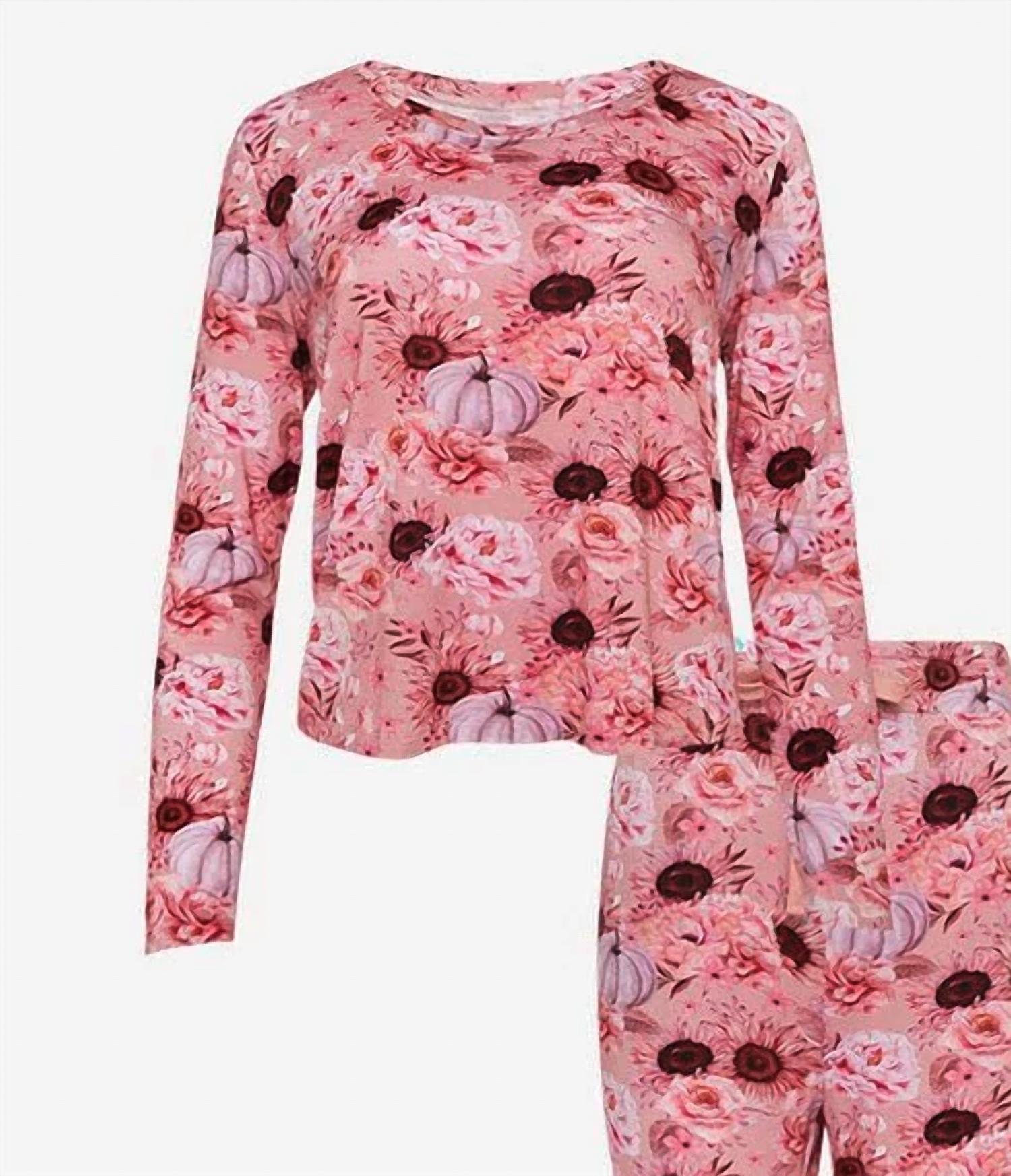 Posh Peanut - Women's Scoop Neck And Jogger Pajama Set