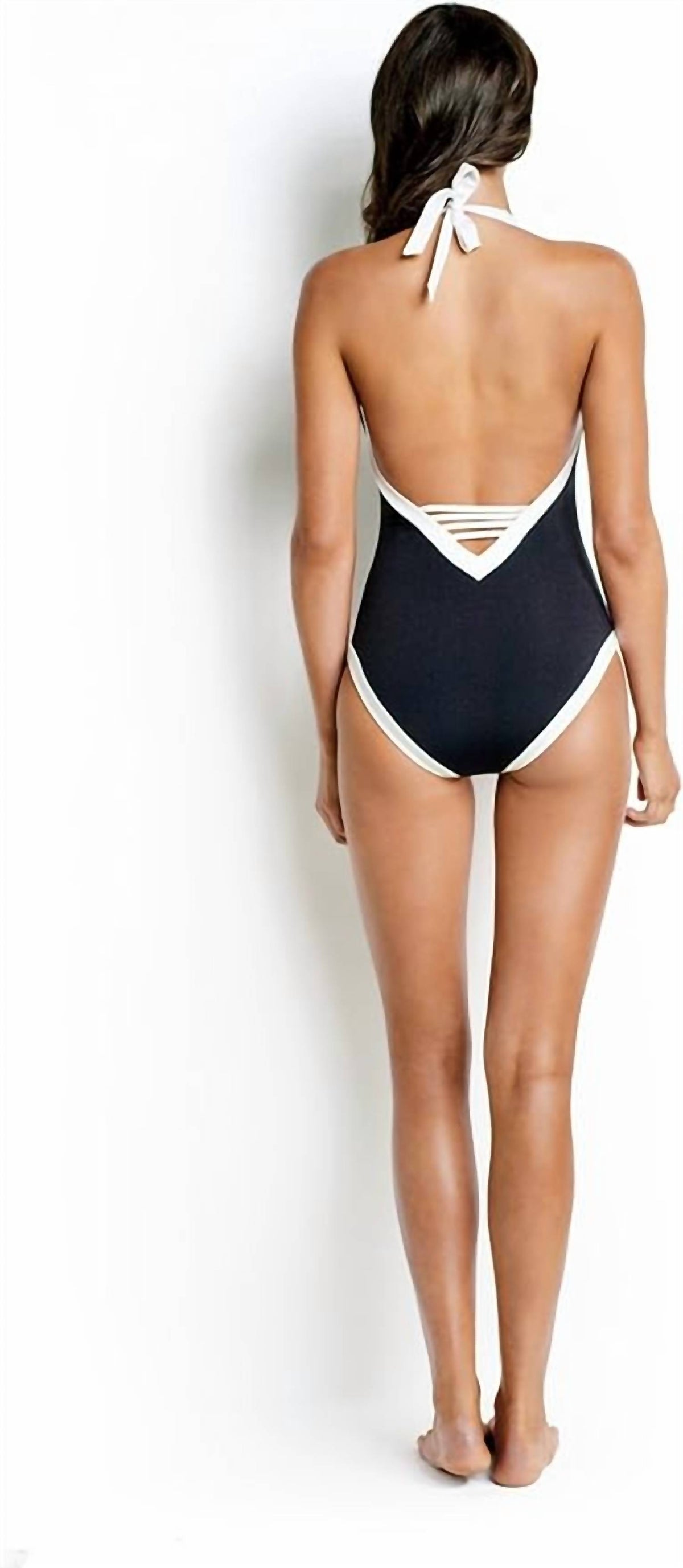 Seafolly - Block Party Deep V One Piece Swimsuit