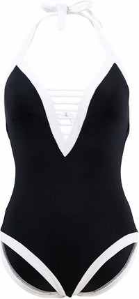 Seafolly - Block Party Deep V One Piece Swimsuit