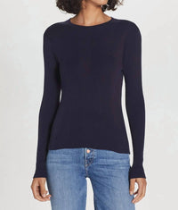Goldie - Long Sleeve Varied Rib Tee